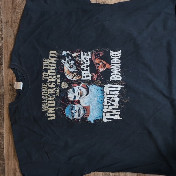 ICP Welcome to the Underground 2015 Tour Concert Tee Size 5XL in Black - Picture 1 of 9
